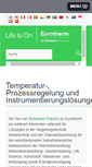 Mobile Screenshot of eurotherm.de